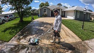 Sweet elderly lady said this is the CLEANEST her driveway has EVER been