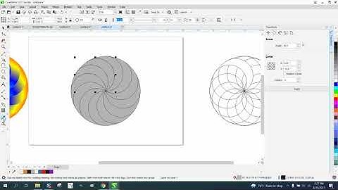 CorelDraw Tips & Tricks Twisted Circle Part 3 Attributes Eyedropper