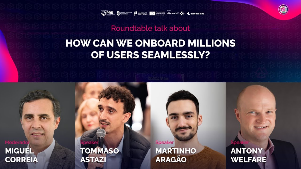 Roundtable "How Can We Onboard Millions Of Users Seamlessly?" | Madeira Blockchain Conference 2024