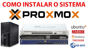 VIDEO COMO INSTALAR O SISTEMA PROXMOX PARA VIRTUALIZAR VMWARES EM UM SERVIDOR FISICO PASSO A PASSO