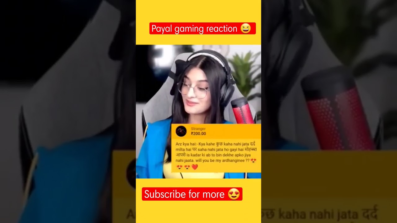 Payal gaming reaction 