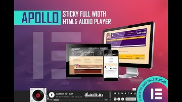 Apollo - Audio Player - Elementor Widget Addon: Manage player settings and playlist