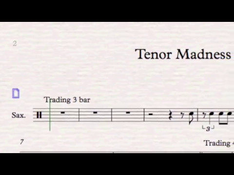 Tenor Madness  Drum solo