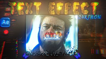 Recreating the 24Kjhon Text Effect: An After Effects Tutorial