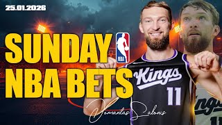(10-2 RUN🔥) NBA PICKS TODAY | SUNDAY | 01/25/26 | FREE NBA Best Bets, Player Props, & Predictions
