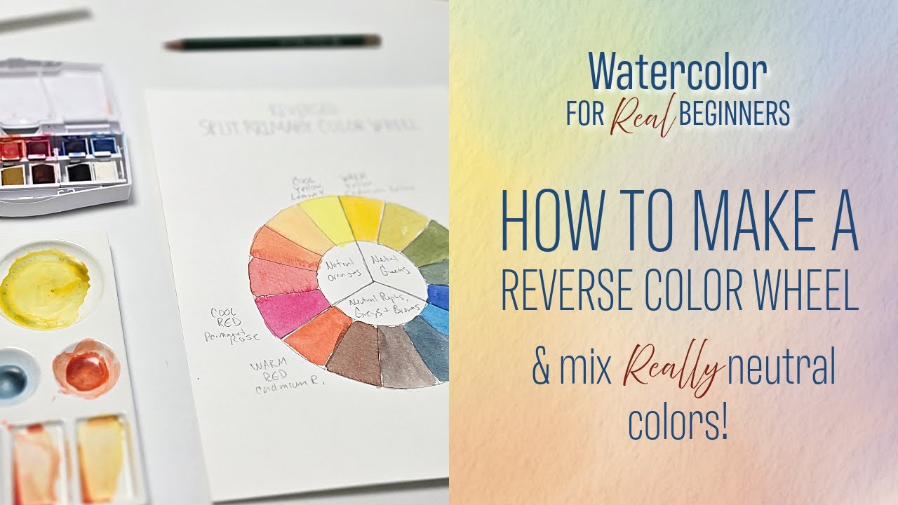 Watercolor for Real Beginners | Ep. 5: How to Make a Reverse Color ...