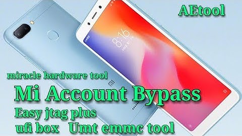 mi 6a mi account unlock, one click without any peyment,