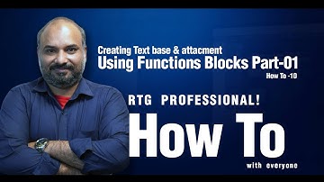 HOW TO-10 Using Ross Xpression- Creating Text Base & attachment - كيفية البرنامج التعليمي