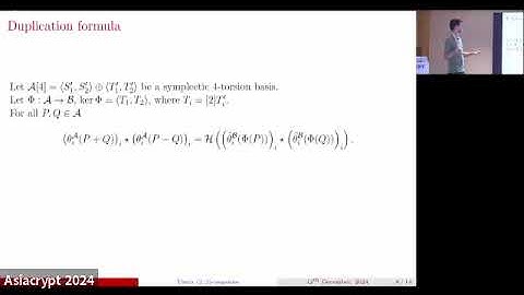 Isogeny-Based Cryptography (Asiacrypt 2024)