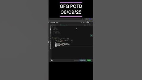 Merge Sort for Linked List | GFG POTD | 08/09/2025 #coding #gfg #potd #java