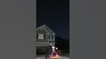 The International Space Station 🛰️from my telescope 🔭 #iss #telescope #stars #space #space