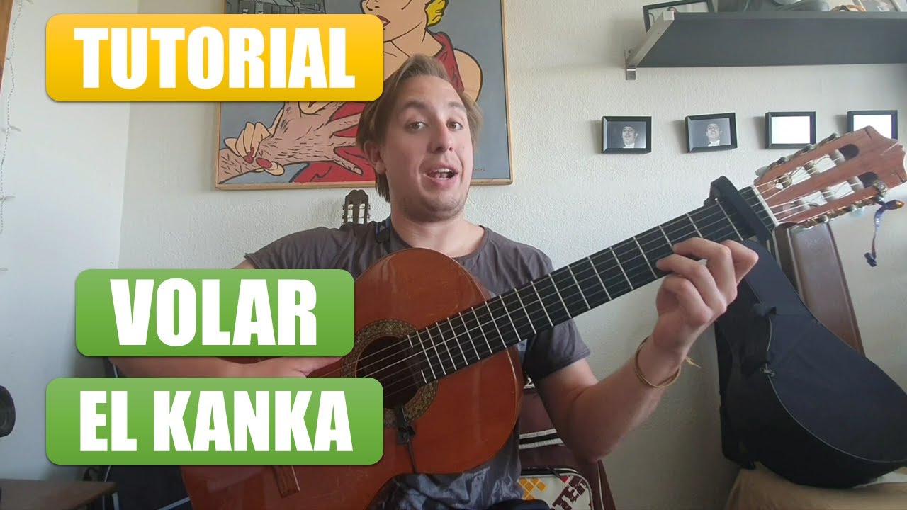 CÓMO TOCAR VOLAR | Tutoriales de Guitarra con ACORDES Y TABS | Ritmo de Vals | El Kanka