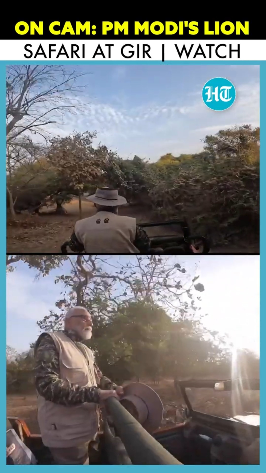 PM Modi Shares Glimpse Of His Gir Safari Trip On World Wildlife Day | #ytshorts