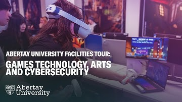 Abertay University Facilities Tour: Games Technology, Arts and Cybersecurity