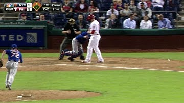 NYM@PHI: Galvis scores on wild pitch, Phils take lead