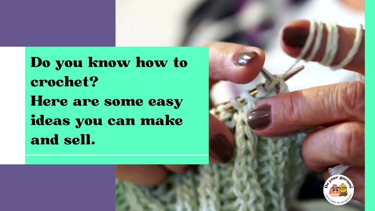 Do you know how to crochet and want to make money from it? 🧶