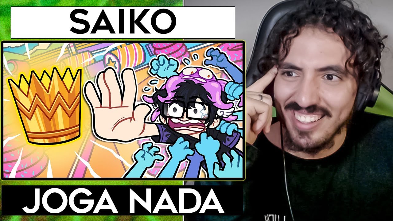 joguei ATÉ CONSEGUIR uma VITÓRIA e quase fiquei LOUCO - SAIKO  | Leozin React
