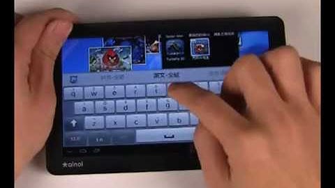 First Ainol Novo 7 Android 4.0 Tablet Ice Cream Sandwich