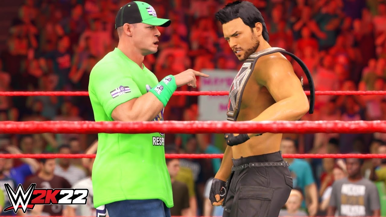 WWE 2K22 My Rise Mode - John Cena Returns To Challenge Rocky For WWE