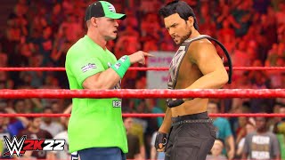 WWE 2K22 My Rise Mode - John Cena Returns To Challenge Rocky For WWE Championship #12