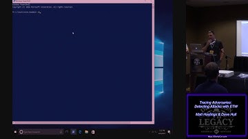 S25 Tracing Adversaries Detecting Attacks with ETW Matt Hastings Dave Hull