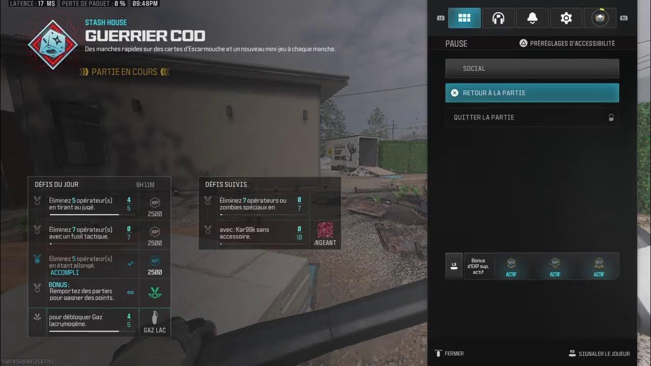 FR/PS4 Call of sur mon deuxième compte warzone YouTube