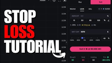 How To Use Stop Loss On Axiom Trading Memecoins