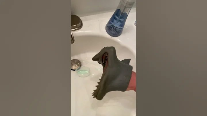 SB Short: Shark Puppet uses mouthwash! #shorts