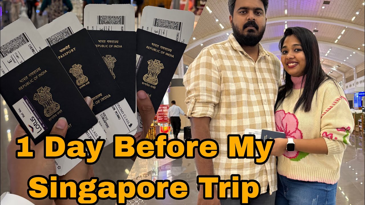 1 Day Before My Singapore Trip | Packing & Excitement | Family trip | Smrithy Lakshmi | Vlog |