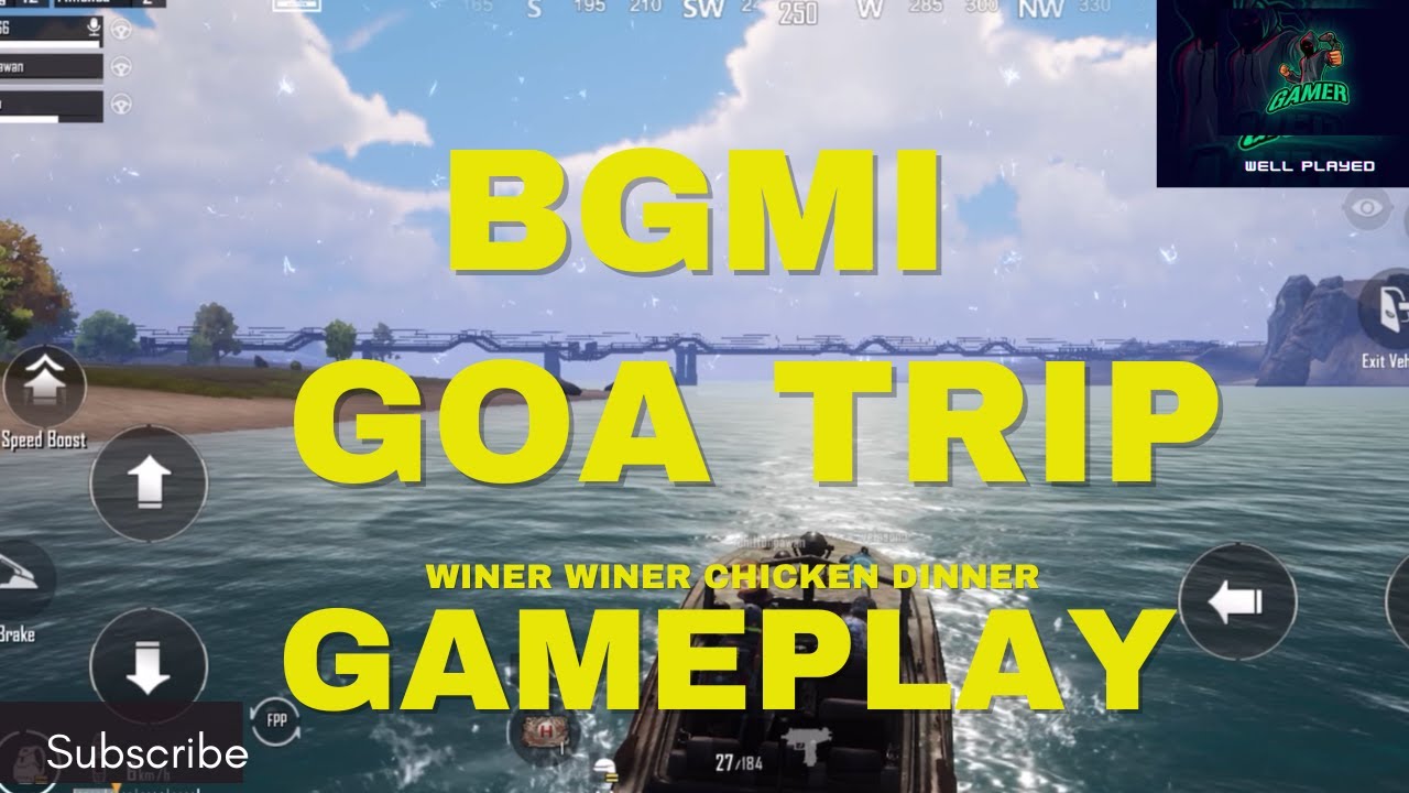 "BGMI Showdown: Goa Trip In Game Epic 3v4 Hardcore Win - Unstoppable Team Prevails!"