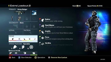 Call of Duty Ghost Honey Badger Best Class Setup