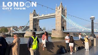 🇬🇧LONDON CITY TOUR |Tower Bridge from London Bridge Station | London Street Walk 4K