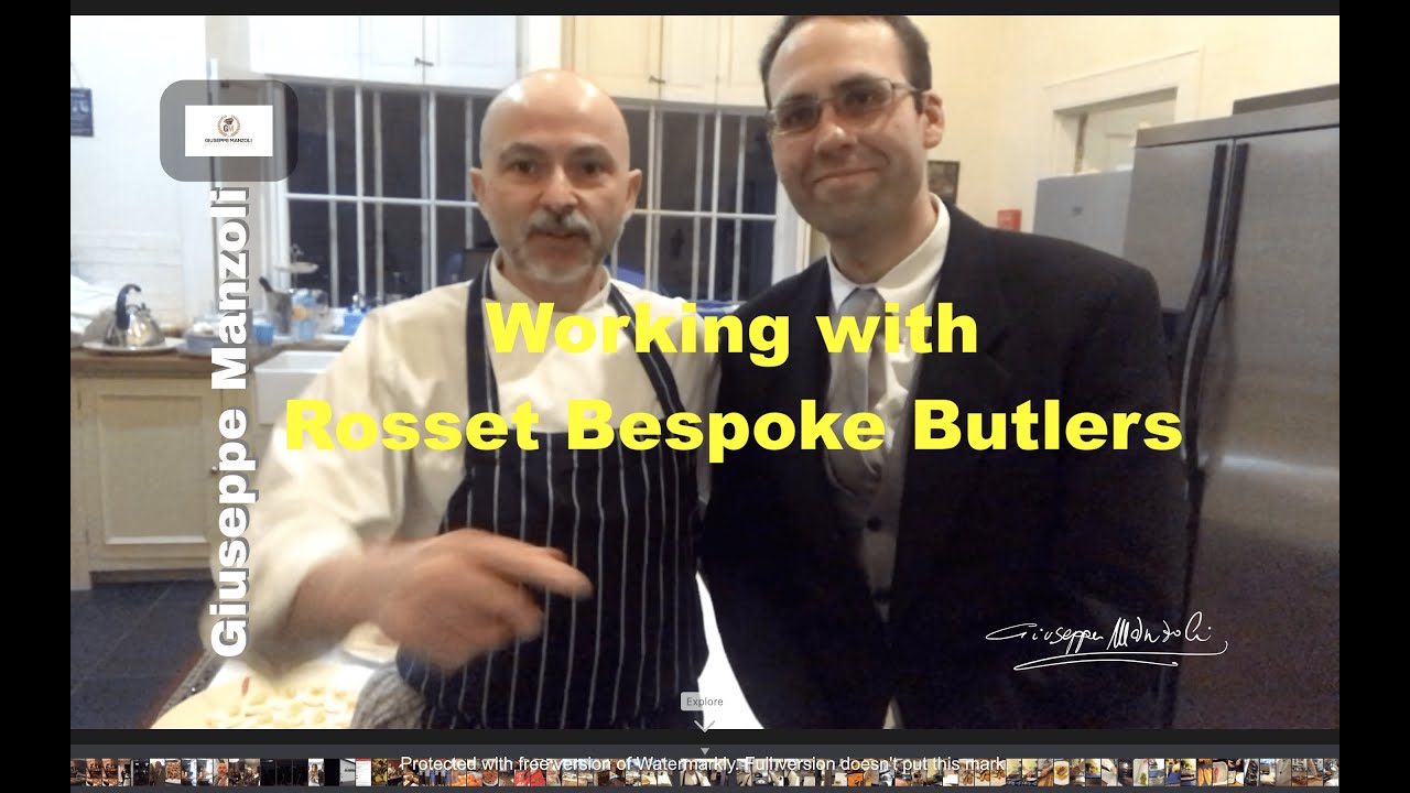 Simeon Rosset Bespoke Butlers / Private Chef Giuseppe Manzoli