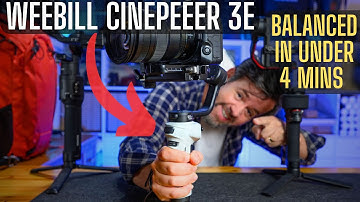 Perfectly balance the Zhiyun Cinepeer Weebill 3e in just 4 mins