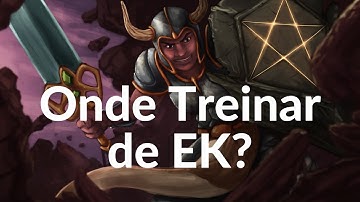 Dica Tibiana: Melhor lugar para treinar seu Knight em Dawnport! Tibia.