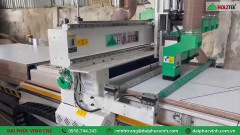 Máy cnc nesting 4 đầu full line cao cấp Holztek PRO-R4F