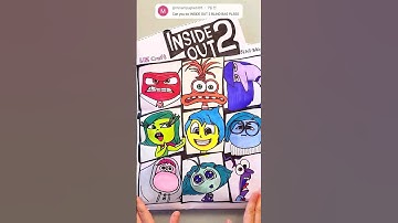 Inside out 2 blind bag #papercraft #blindbag #insideout #disney #diy #squishy #craft #asmr
