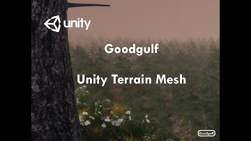 Unity Terrain as a Mesh