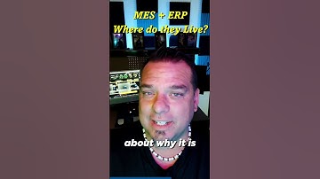 MES + ERP Where do they live?