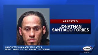 Manchester man arrested in connection with May shooting, August car fire