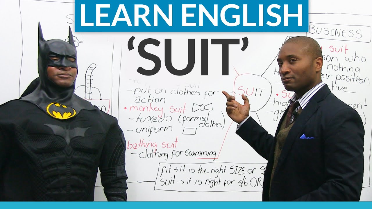 Idioms and expressions in English with "SUIT"