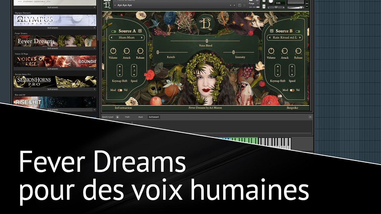 Fever Dreams : la banque Kontakt pour des voix humaines - YouTube