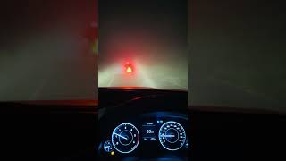 Halogen bulb v/s LED #car #light #xuv700 #toyotahyryder2022 #hyundai #drivingtips #creta #longdrive