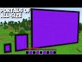 It is ARCANE PORTALS of ALL SIZE in Minecraft ! SMALLEST OR BIGGEST PORTAL !