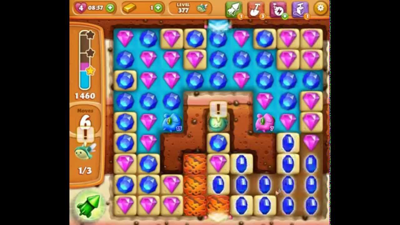 Diamond Digger Saga level 377 no boosters 😈