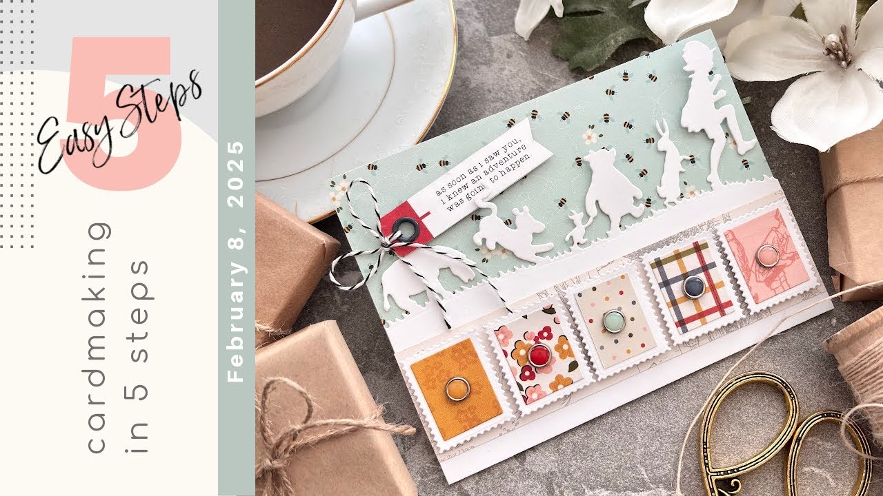 CARDMAKING IN 5 EASY STEPS | More Spellbinders - Simple Stories Say ...