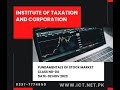 Fundamentals of Stock Market  PSX Class 4   2-NOV-2023