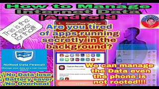 How To Manage Internet Data on Non-Rooted Phone | Android screenshot 3