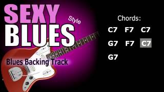 Sexy Blues Guitar Backing Track 80 Bpm Highest Quality chords