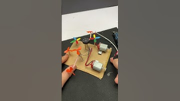 Dc motor to drone motor new power transfer #dcmotor #tech #project #experiment #science #shorts #diy